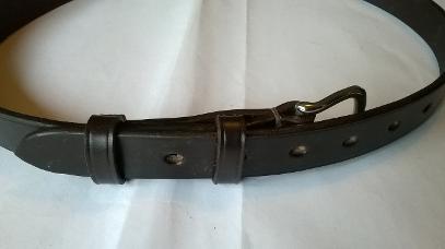 custom designed brown leather belt